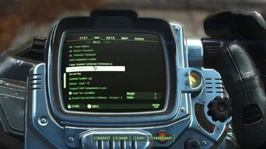 Pip-Boy Screen Visible