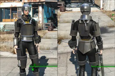 Shadowed Synth Armor