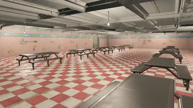 The cafeteria.