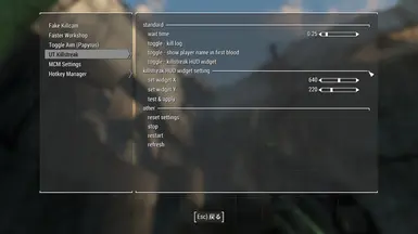 v1.1 Settings memu