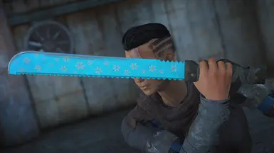 Machete - Floral Blade Paint