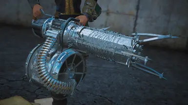 Minigun - Chrome Paint