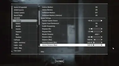 My Endless Warfare MCM settings