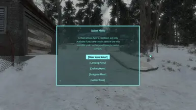 Action Menu