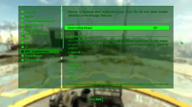 Combined Arms - Optional Mod Configuration Menu (MCM)