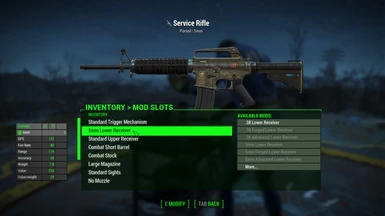 Service Rifle - All available slots 1