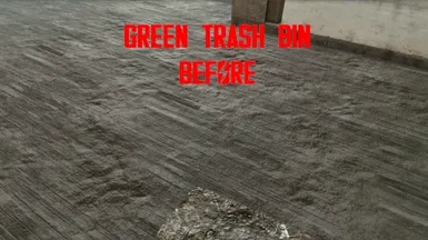 Before/After Animation of the Trash Bin