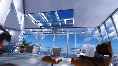 Living Room Half-Transparent Roof