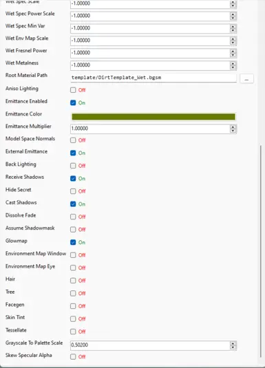 Material Editor Settings 2