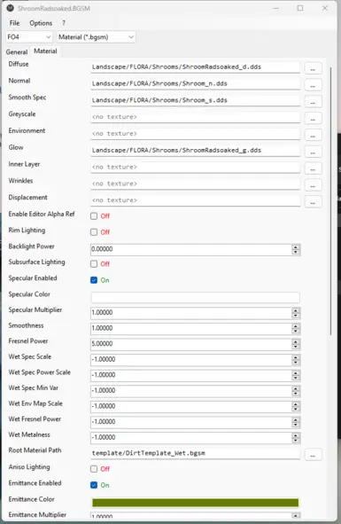 Material Editor Settings 1