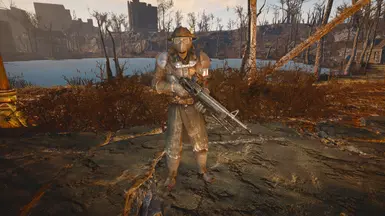 Legendary Minuteman using the Enforcer armor