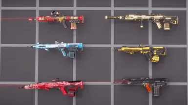 Blueprints with all their respective attachments.