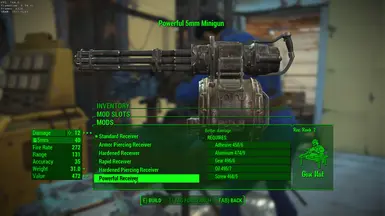 Minigun Powerful Receiver