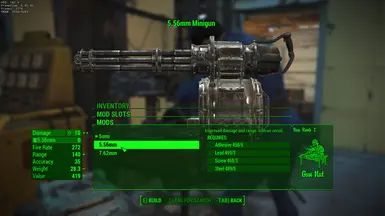 Minigun Ammo Types