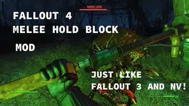 Melee hold block