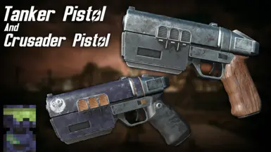 Tanker Pistol and Crusader Pistol (Reimagined New Vegas 12.7mm Pistol and Fallout 76 Crusader Pistol)