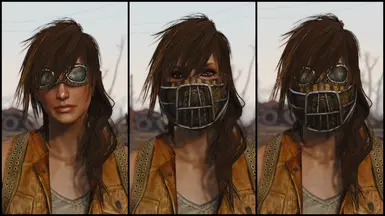 Female Mask Close