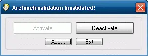 ArchiveInvalidation Invalidated