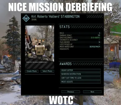 WOTC Nice Mission Debriefing