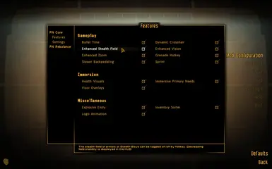 Configuration Menu 2