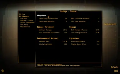 Configuration Menu 3