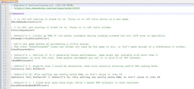 Kaptain's FalloutCustom.ini (JIP LN NVSE)