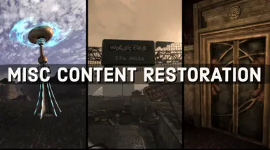 Misc Content Restoration