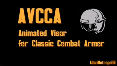 AVCCA - Animated Visor for Classic Combat Armor