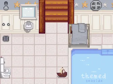 themed seaside bathroom