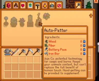 Craftable Auto-Petter