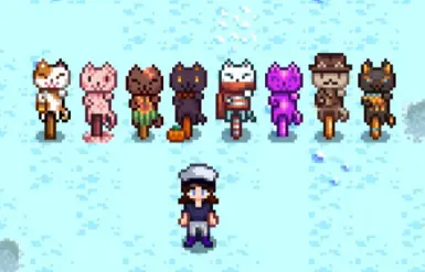 Themed Cats in Game