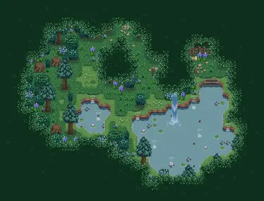 forest spa - with vibrant pastoral recolour in spring