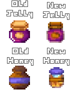 1.4 Update! New design for Jelly and Honey