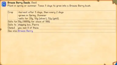 Breeze Berry Seeds - Lookup anything