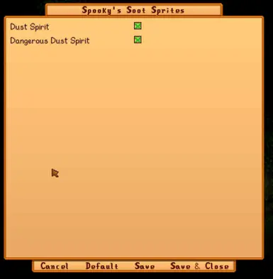 mod manager menu