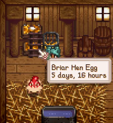 Hen Hens can be hatched by placing an Egg into the Incubator.