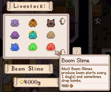 Slimes are purchasable at Marnie's Ranch.