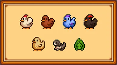 Elle's New Coop Animals