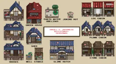 Seasonal Japanese Buildings