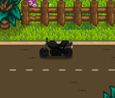 Black Motorcycle and Headless Horse (Content Patcher)