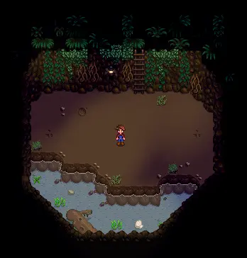 Secret cave