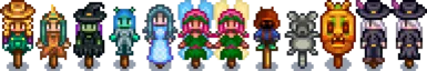 Sprites Enlarged by 400%