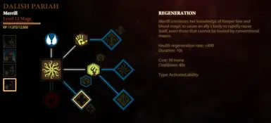 Regeneration spell for Merrill