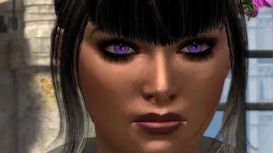 Fake lashes in cutscene 2 - thanks Feyredarling3!