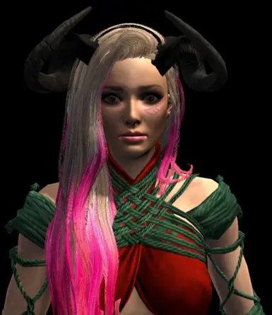 Rhaena with Qunari Horns