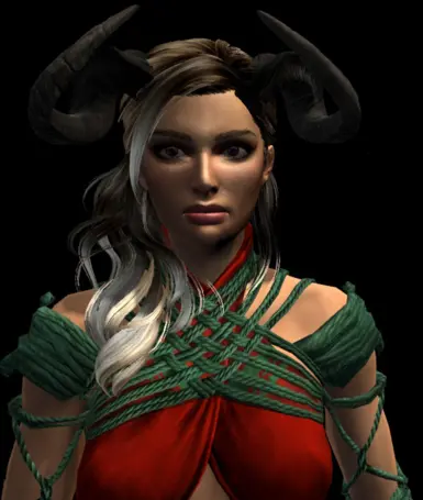 Tessa with Qunari Horns