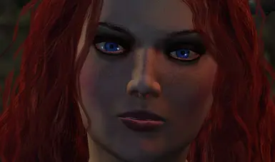 Triss blue eyes