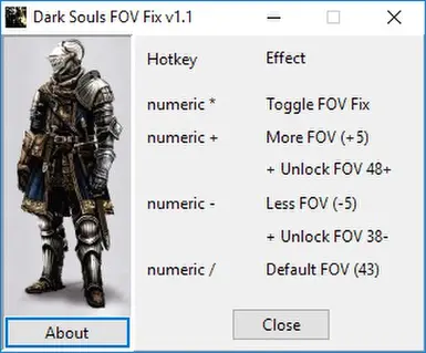 Dark Souls FOV Fix (for original Steam game and Remastered Edition)