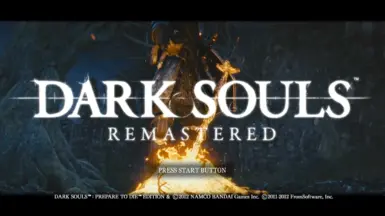 Dark Souls Remastered Custom Title Screen