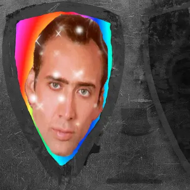 Nicolas Cage Grass Crest Shield